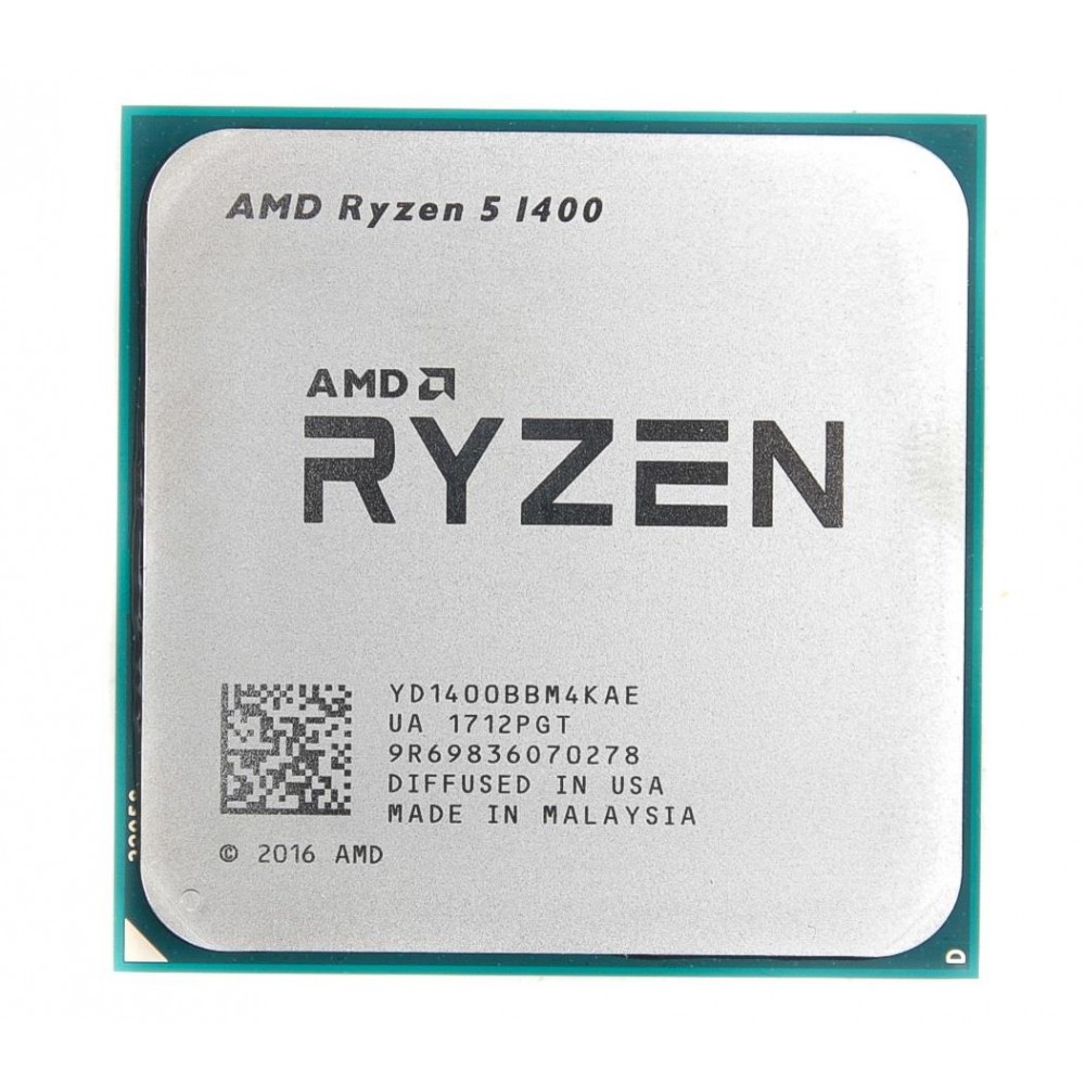 AMD RYZEN 5 1400 Quad Core 3.2 GHz (3.4 GHz Turbo) Desktop